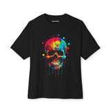 Unisex Oversized Boxy Tee (Skull)