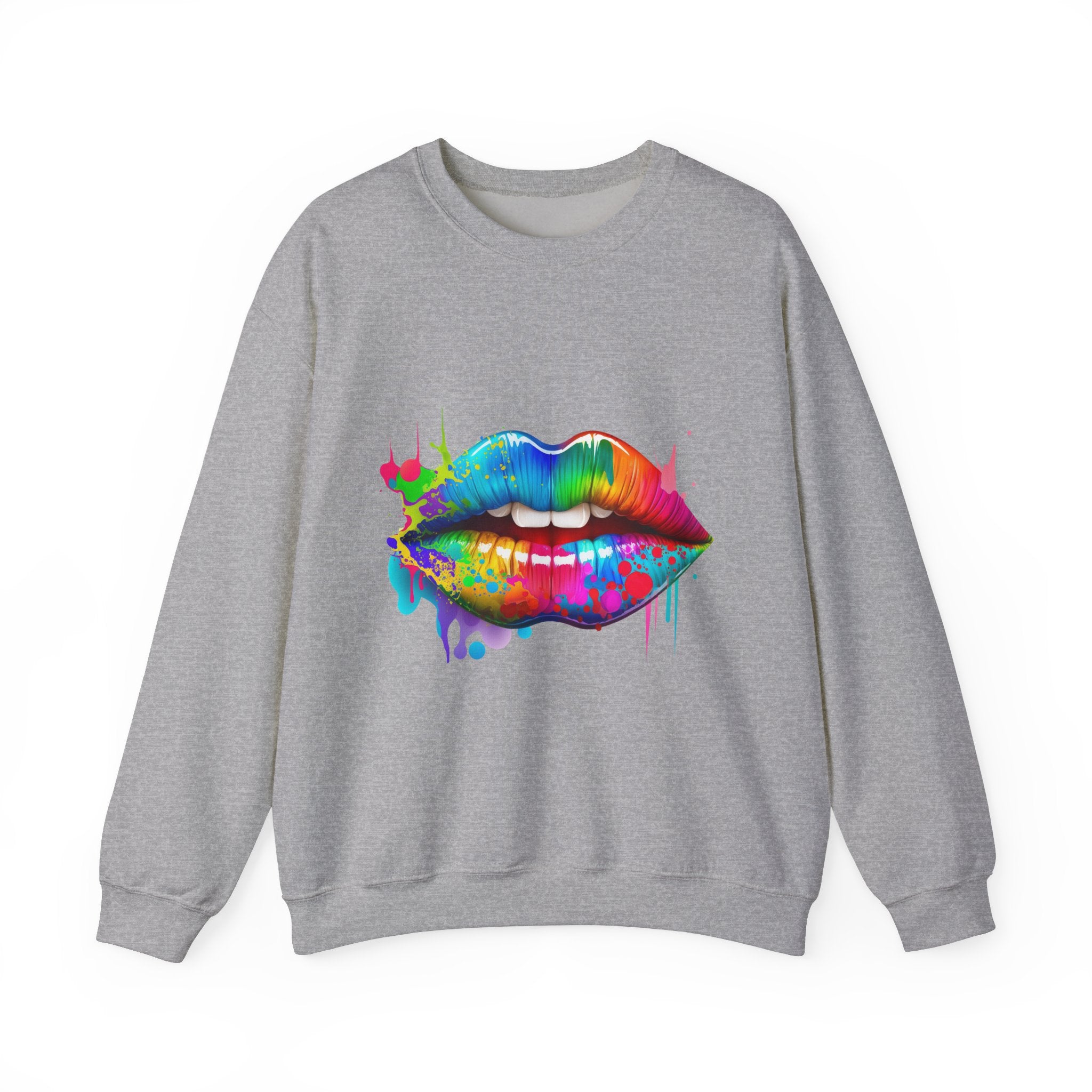 Unisex Heavy Blend™ Crewneck Sweatshirt (Lips)