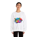 Unisex Heavy Blend™ Crewneck Sweatshirt (Lips)