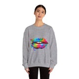 Unisex Heavy Blend™ Crewneck Sweatshirt (Lips)