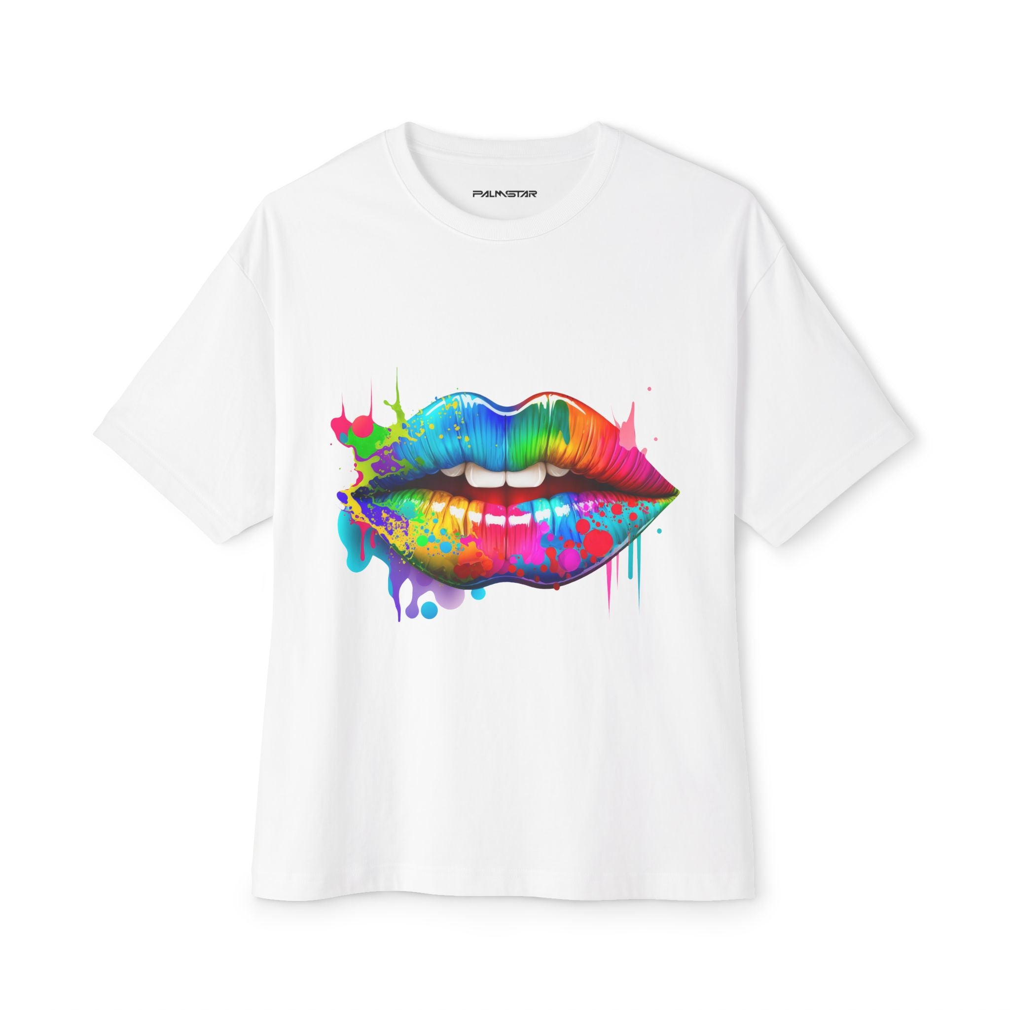 Unisex Oversized Boxy Tee (Lips)